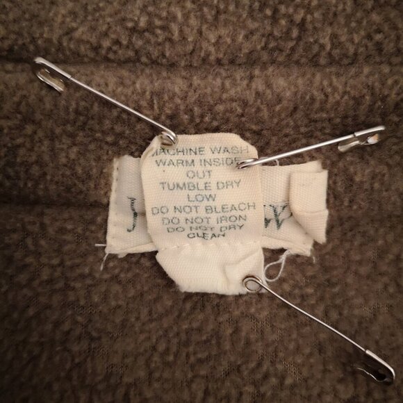 J. Crew Men's Size XL Brown Fleece Straight Fit Pullover - Picture 4 of 8